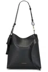 Givenchy Day Medium Tasseled Leather Shoulder Bag In Black