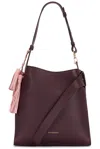 Givenchy Medium Day Hobo Bag In Burgundy