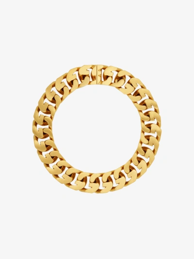 Givenchy Medium G Chain Necklace In Metal In Golden Yellow