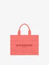 GIVENCHY MEDIUM G-TOTE BAG IN 4G COTTON TOWELLING