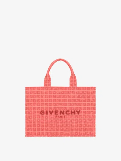 Givenchy Medium G-tote Bag In 4g Cotton Towelling In Multicolor