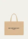 Givenchy Medium G-tote Bag In Cotton In Natural