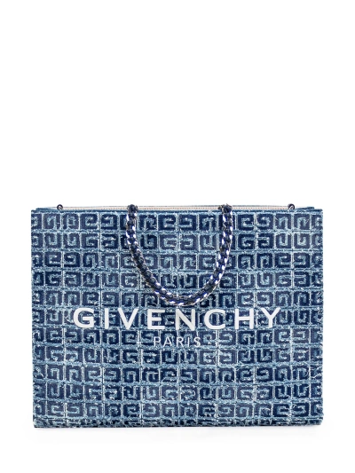 Givenchy Medium G-tote Bag In Blue