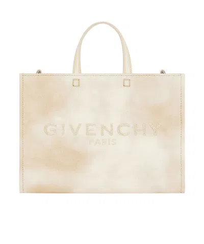 Givenchy Medium G-tote Bag In Nude