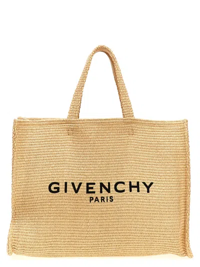 Givenchy Medium G-tote Shopping Bag In Beige