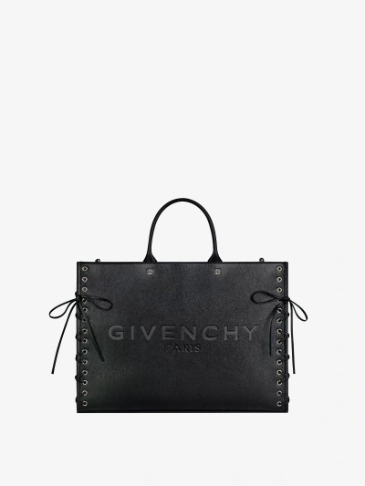 Givenchy Medium G-tote Shopping Bag In Corset Style Leather In Multicolor