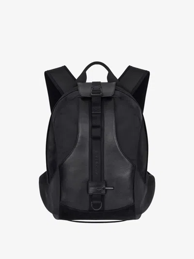 Givenchy Medium G-trail Backpack In Nylon And Leather In Multicolor
