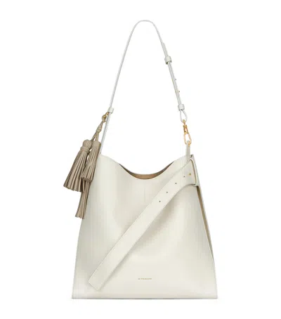 Givenchy Medium Leather Day Hobo Bag In White