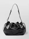 Givenchy Medium Pumpkin Drawstring Leather Bucket Bag