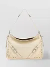 GIVENCHY MEDIUM LEATHER SHOULDER BAG WITH ADJUSTABLE STRAP AND LACE-UP ACCENTS