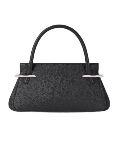 Givenchy Medium Pinch Bag In Grained Leather In Black