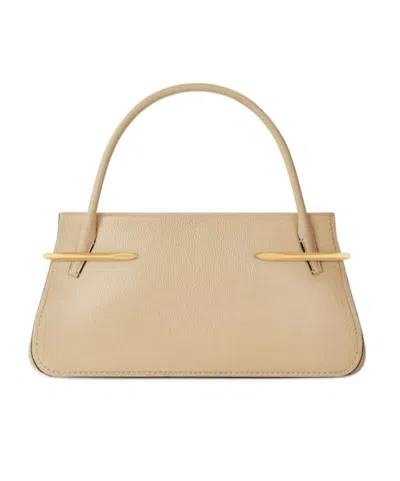 Givenchy Medium Pinch Bag In Leather In Dunes