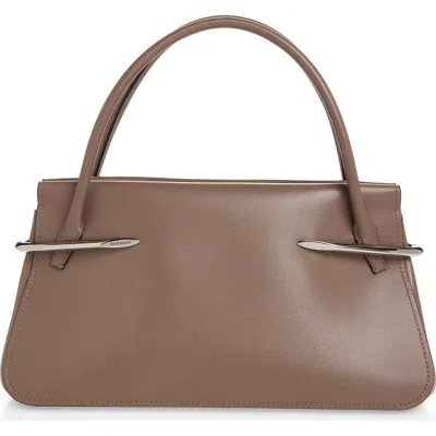Givenchy Pinch Medium Bag In Taupe Leather In Brown