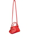 Givenchy Pinch Medium Top-handle Bag In Smooth Leather In Red