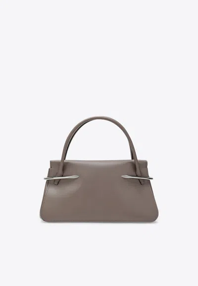 Givenchy Medium Pinch Shoulder Bag In Taupe