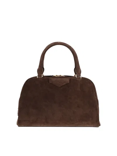 Givenchy Medium Shoulder Bag "antigona East/west" In Brown