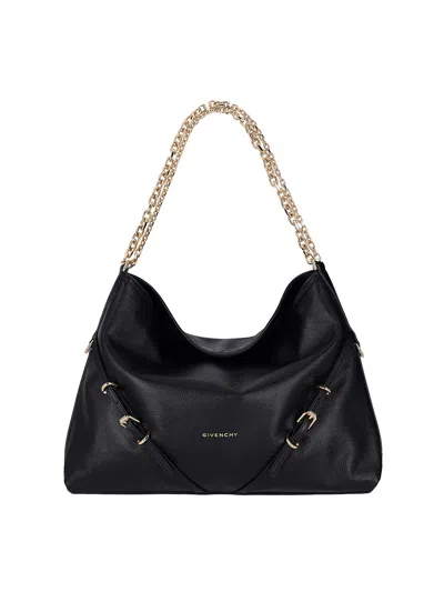 Givenchy Medium Shoulder Bag "voyou" In Black  