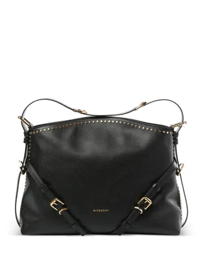 Givenchy Medium Size "voyou" Bag In Black