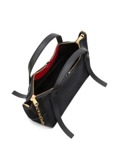 Givenchy Medium The Snatch Bag In Grained Leather In Black