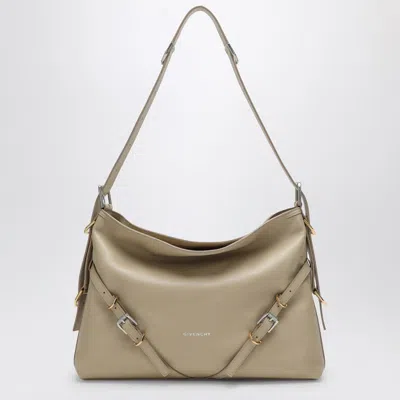 Givenchy Medium Voyou Bag In Beige Leather In Cream