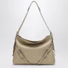 Givenchy Medium Voyou Bag In Beige Leather In Cream