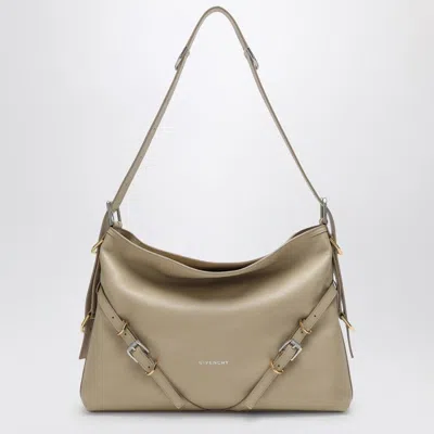 GIVENCHY GIVENCHY MEDIUM VOYOU BAG IN BEIGE LEATHER WOMEN