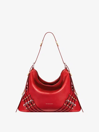 Givenchy Medium Voyou Bag In Leather With Multi-buckles In Multicolor