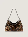 Givenchy Medium Voyou Bag In Leopard Print Leather