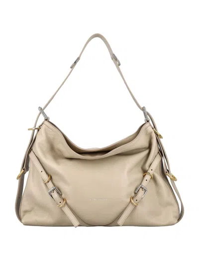 Givenchy Medium Voyou Bag In Natural Beige