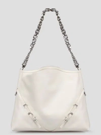 Givenchy Medium Voyou Chain Bag In Neutrals