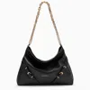 GIVENCHY GIVENCHY | MEDIUM VOYOU CHAIN BAG IN BLACK LEATHER