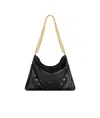 Givenchy Medium Voyou Chain Bag In Leather In Black