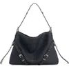 Givenchy Medium Shoulder Bag With Buckle And Handle In Blue