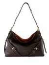 Givenchy Medium Voyou In Glossy Leather Bags In Black