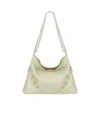 Givenchy Medium Voyou Leather Shoulder Bag In Nude