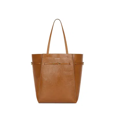 Givenchy Medium Voyou Leather Tote Bag In Brown