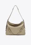 Givenchy Medium Voyou Bag In Beige Leather In Beige