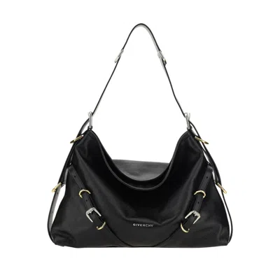 Givenchy Medium Voyou Shoulder Bag In Black