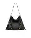 Givenchy Voyou Medium Bag In Leather In Black