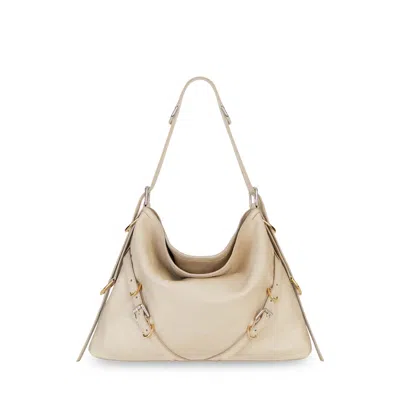 Givenchy Medium Voyou Shoulder Bag In Sand