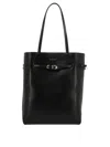 Givenchy Small Voyou Calf Leather Tote Bag In Black