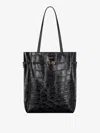 Givenchy Medium Voyou Tote Bag In Crocodile Effect Leather In Multicolor
