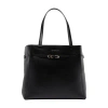 Givenchy Voyou Large North-south Tote Bag In Tumbled Leather In Black