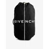 Givenchy Mens G-zip Adjustable-strap Woven-blend Backpack 001-black In 001-black