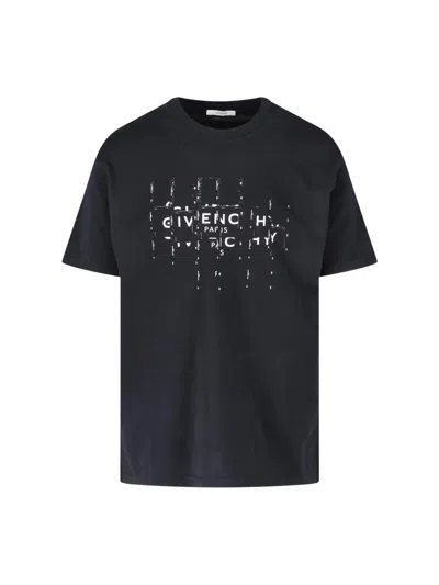 Givenchy Men's 100% Cotton T-shirt In Black