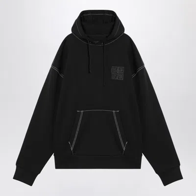 Givenchy Men's 4g Black Cotton Hoodie