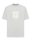 Givenchy 4g T-shirt In Cotton In Gray