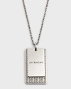 GIVENCHY MEN'S 4G DOUBLE TAG NECKLACE