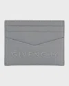 GIVENCHY MEN'S 4G EMBOSSED LEATHER CARD HOLDER