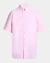 Givenchy Pink Short Sleeve Custom Fit Shirt In Baby Pink